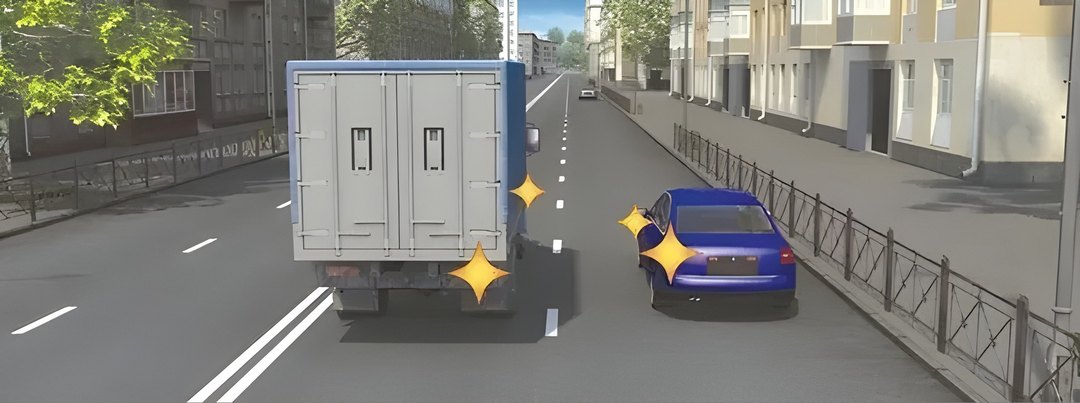 Кто должен уступить дорогу при взаимном перестроении?