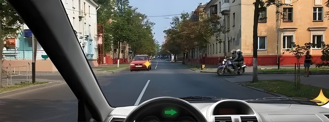 Вы намерены повернуть направо. Ваши действия?