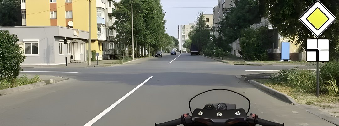 Вам можно продолжить движение на перекрёстке: