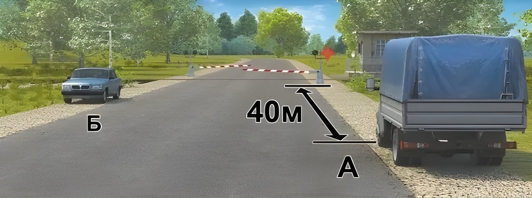 Кто из водителей нарушил правила остановки?