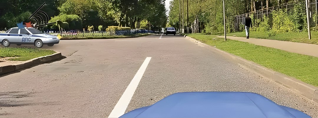 При движении в каком направлении Вы должны уступить дорогу автомобилю с включенными проблесковым маячком и спе…