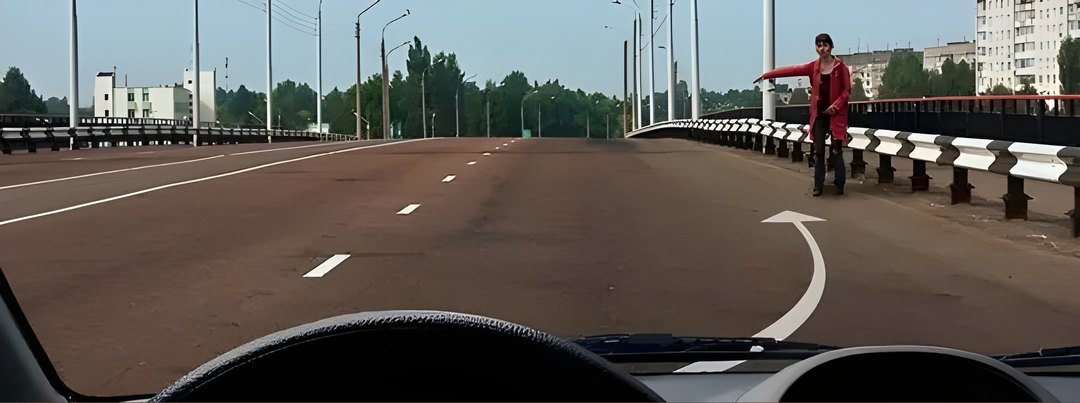 Разрешено ли Вам остановиться на мосту для посадки пассажира?