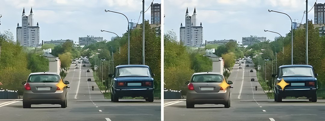 Двигаясь по левой полосе, водитель намерен перестроиться на правую. На каком из рисунков показана ситуация, в…