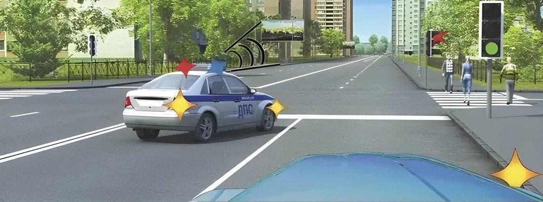 При повороте направо Вы: