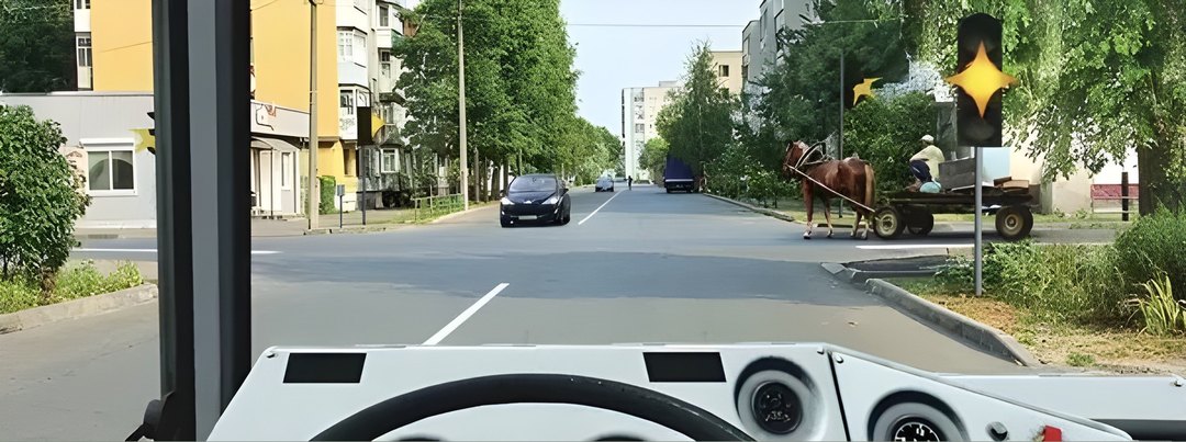 Вы намерены продолжить движение прямо при желтом мигающем сигнале светофора. Ваши действия?