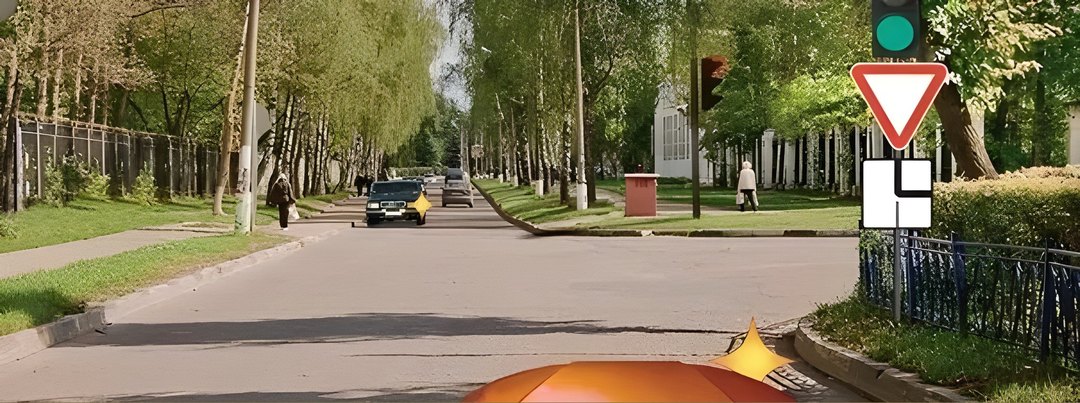 Обязаны ли Вы уступить дорогу легковому автомобилю при повороте направо?