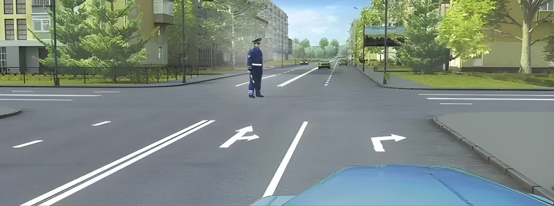 Вам можно продолжить движение: