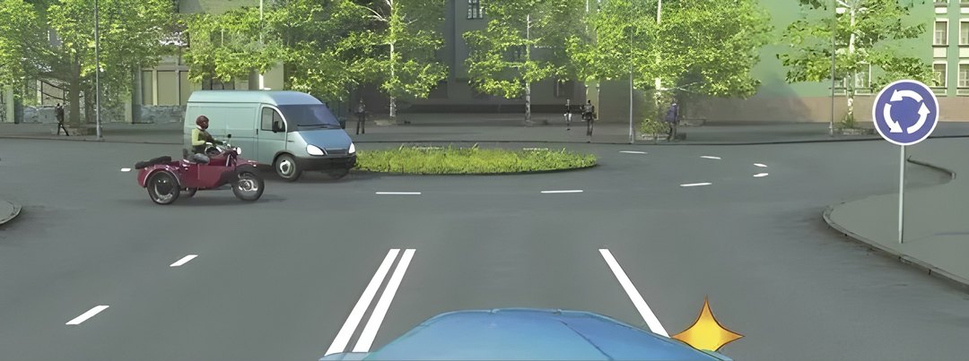 При въезде на перекрёсток Вы: