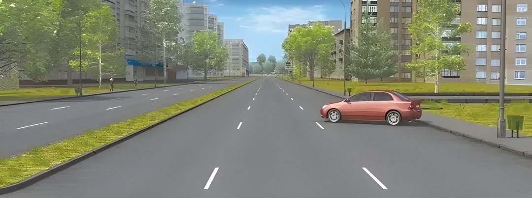 Можно ли водителю поставить автомобиль на стоянку указанным способом?
