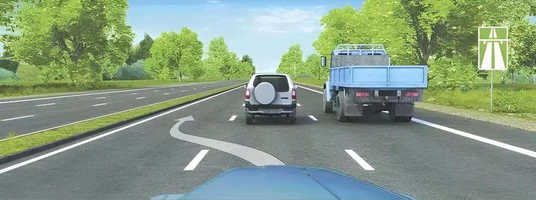 Можно ли Вам, управляя грузовым автомобилем с разрешенной максимальной массой более 3,5 т, осуществить опереже…