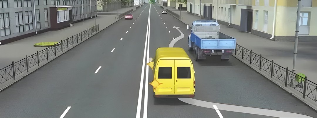 Водитель автобуса должен выключить указатели левого поворота: